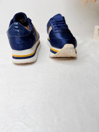 Zapatillas Plataforma Azul Stradivarius T-39 / Str