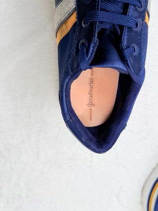 Zapatillas Plataforma Azul Stradivarius T-39 / Str