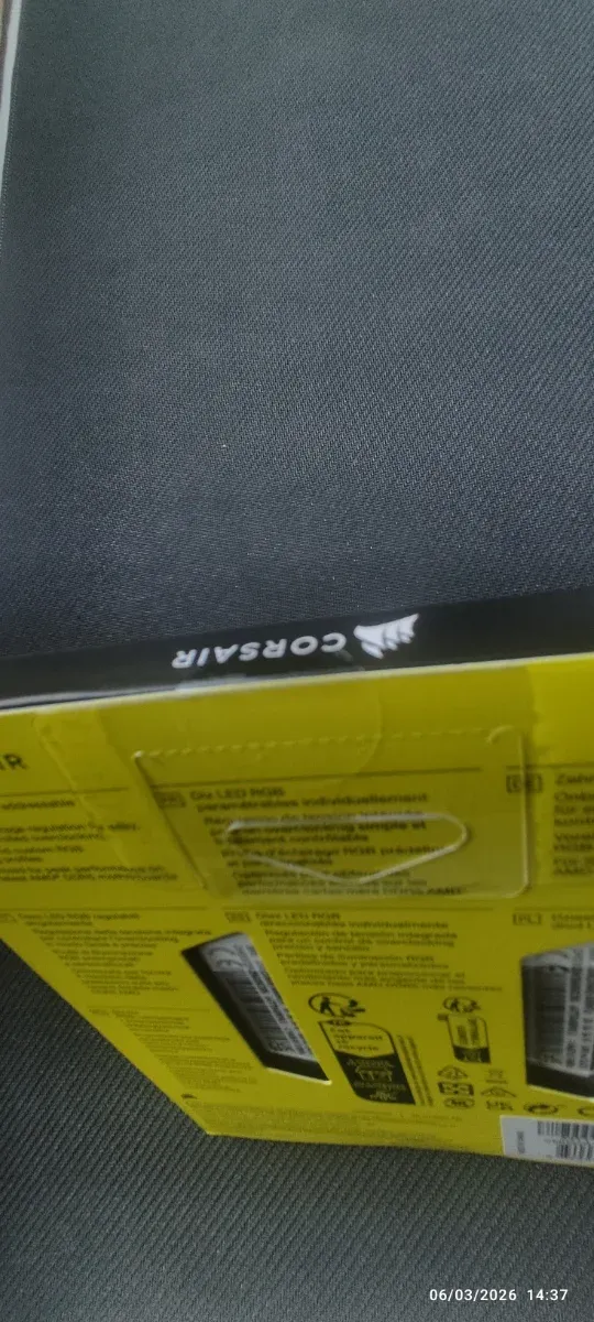Nuevo - DDR5 32GB CL30 6000MHz RGB Corsair afbeelding 3