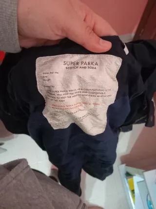 Cazadora Scotch & Soda Talla L Azul