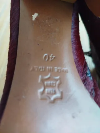 Botines Piel Marrón y Burdeos