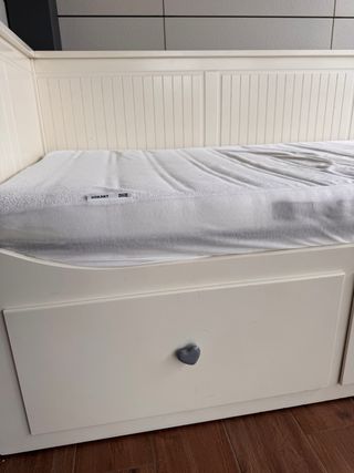 Cama extensible IKEA HEMNES 80x200  con almacenaje