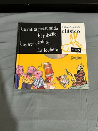 Pack 4 libros de cuentos infantiles clásicos + CD