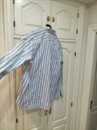 Camisa Cánovas Club Talla 6 Rayas Azul Blanco