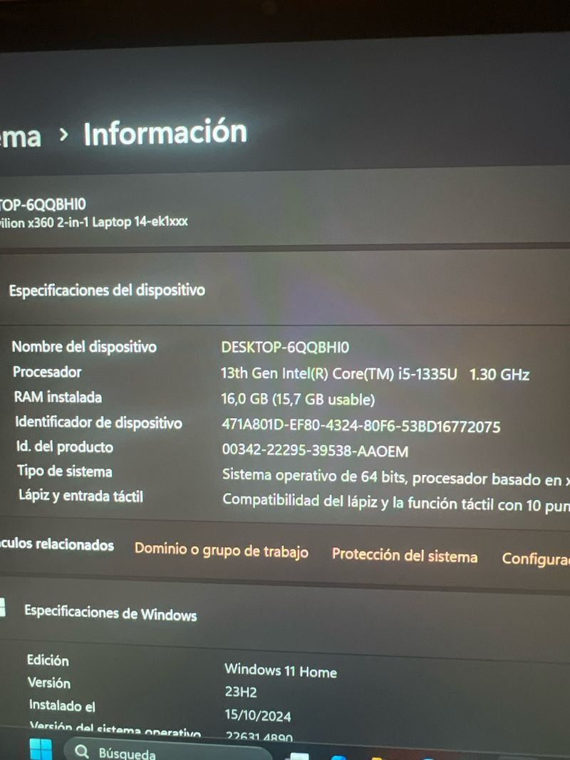 Portátil HP X1 Yoga 2 en 1 azul afbeelding 6