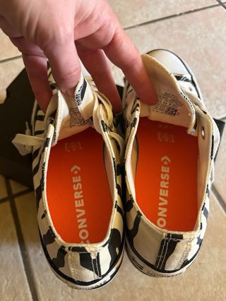 Converse donna zebrate platform