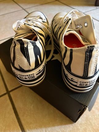 Converse donna zebrate platform