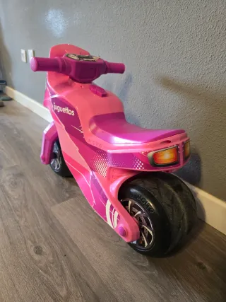 Moto correpasillos rosa Juguettos