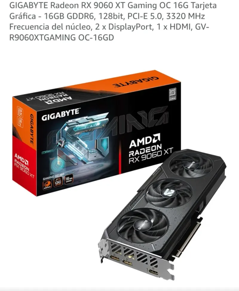 Combo AMD Ryzen 7 + Gigabyte RX9060XT + RL 240mm afbeelding 2