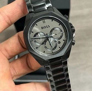 Reloj Hugo Boss Hombre Negro Cronógrafo Cuarzo