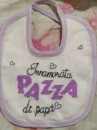 Bavaglino bimba Innamorata pazza di papà