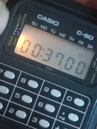 Reloj Casio Calculadora Vintage CA-80 Negro