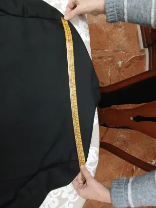 Chaqueta Fallero Negra con Botones Dorados