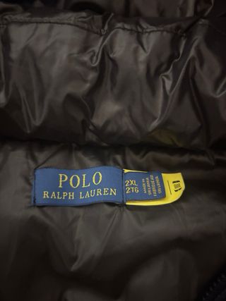 Chaqueta Ralph Lauren Negra Talla XXL
