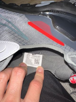 Nike React Vision gris/negro