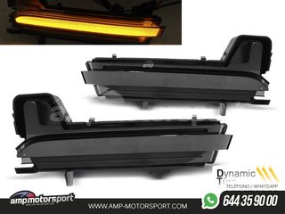 INTERMITENTES DE ESPEJO LED DINÁMICOS PARA SKODA AHUMADOS