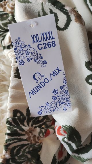 Pantalón Palazzo Estampado Talla XXL