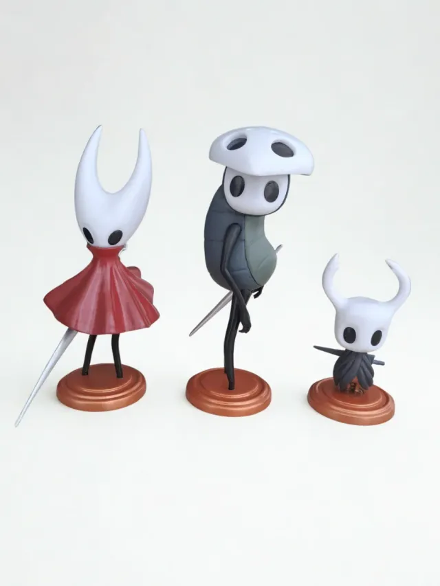 Lote 3 Figuras Hollow Knight