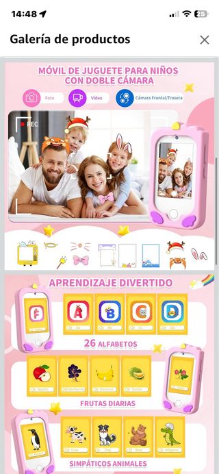Móvil Infantil Unicornio Rosa