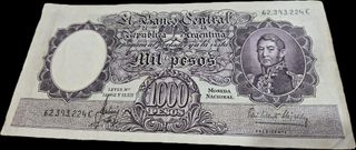 Billetes Antiguos Argentinos: 5, 1 y 0.5 Pesos