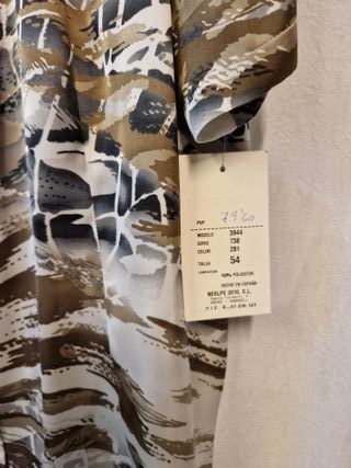 Camisa ESLOTO Estampada Talla XXXL