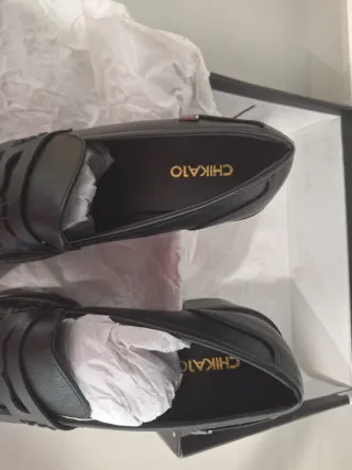 Mocasines tacón Chika10 negros