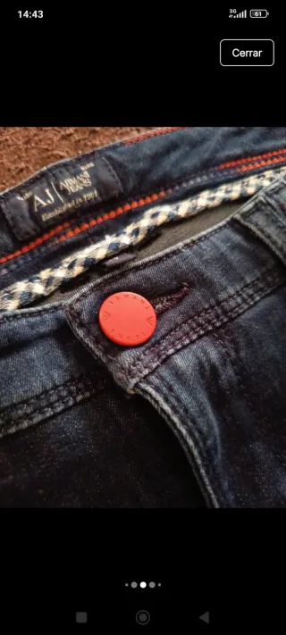 Vaqueros Armani Azules