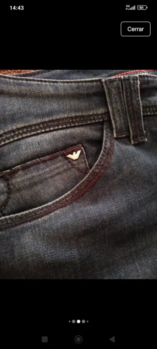 Vaqueros Armani Azules