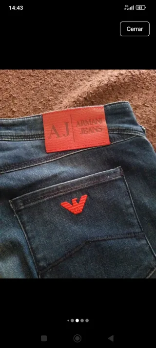 Vaqueros Armani Azules