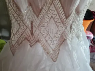 Abito da sposa vintage bianco