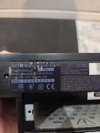 PlayStation 2 Negra (PS2) - Fallo Lector