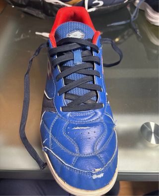 Zapatillas Fútbol Sala Lotto Azul/Rojo