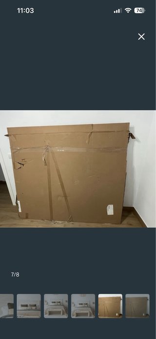 Cabecero madera maciza 150-160 Banak