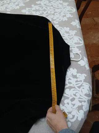 Chaqueta Fallero Negra y Dorada terciopelo