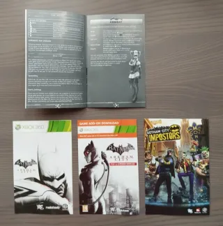 Lote Batman Arkham Asylum y City Xbox 360