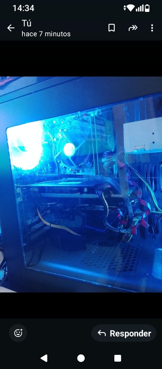 PC Gaming RX 580 16GB RAM i5 2400 LED afbeelding 3