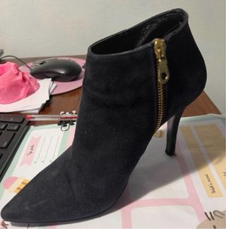 Stivaletti A. Rimondi scamosciati tacco