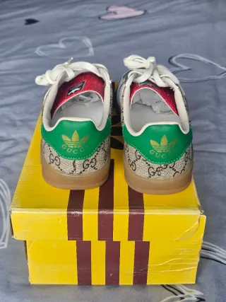 Zapatillas Gucci Beige y Verde