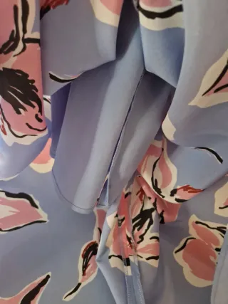 Vestito Liu Jo floreale blu e rosa T.38