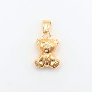 Colgante Oro 18K, Oso Peluche, 1.34gr