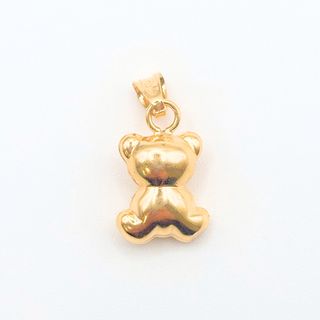 Colgante Oro 18K, Oso Peluche, 1.34gr