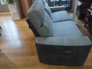 Sofá relax eléctrico gris NUEVO  con garantia