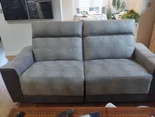 Sofá relax eléctrico gris NUEVO  con garantia