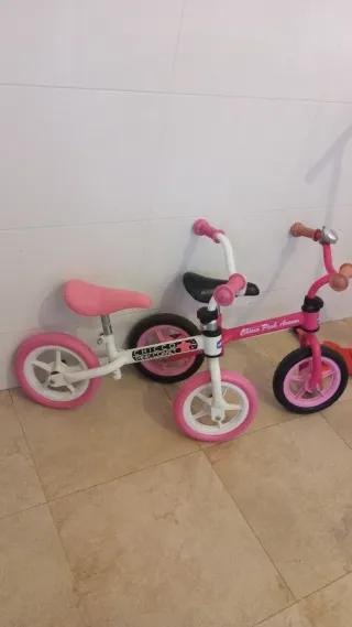 2 Biciclette Infantili e 1 Monopattino Rosa