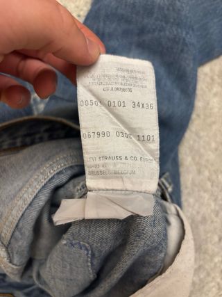 Jeans Levi's 501 Blu