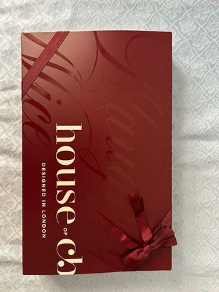 Vestido largo encaje beige y blanco