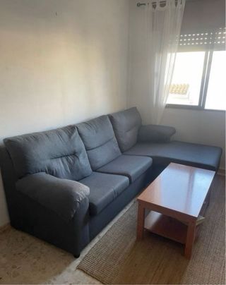 Sofá chaiselongue 3 plazas gris