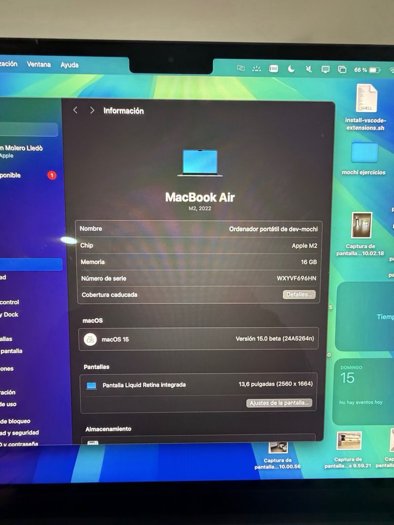 MacBook Air M2 16GB RAM 250GB afbeelding 9