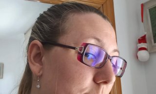 Gafas moradas mujer