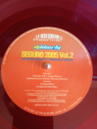 DJ LIBERTY - SEGURO 2005 - VINILO REMEMBER